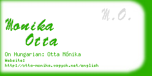 monika otta business card